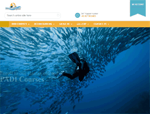 Tablet Screenshot of diverssanctuary.com